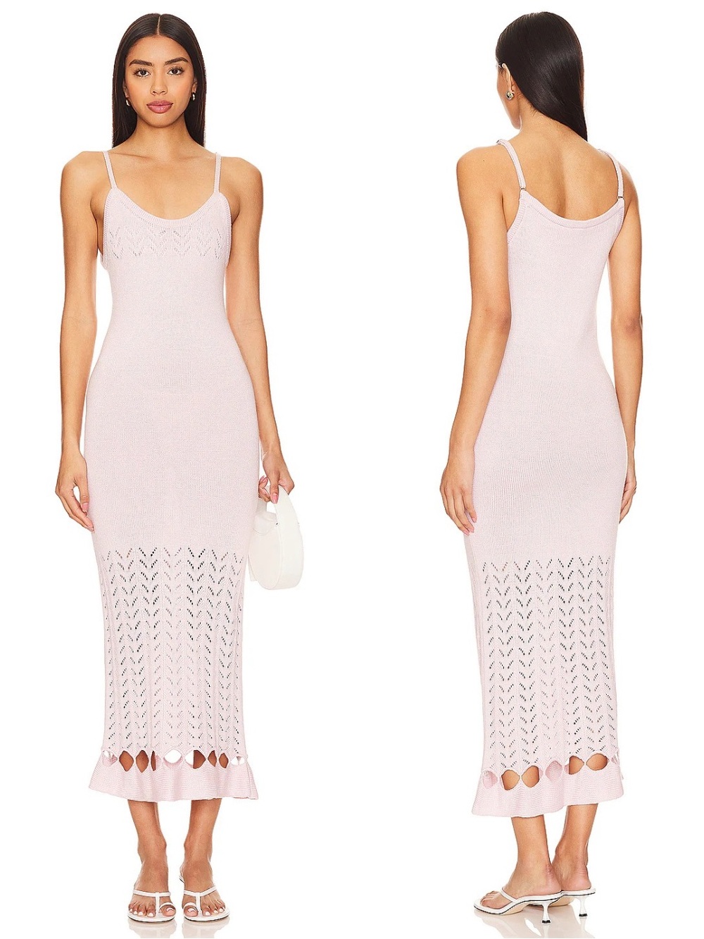 NWT Peixoto x Revolve Nora Knit Dress in Blush Petal